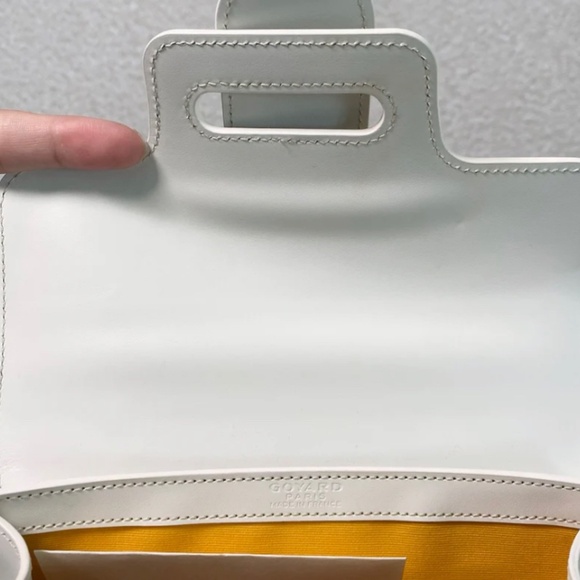 Authentic GOYARD Goyardine Structure Mini Saigon White - Picture 14 of 15